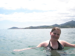 P6221310 Jenni swimming at Argeles-sur-Mer beach.JPG